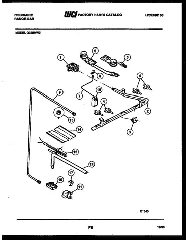 Burner, manifold and gas control
