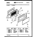 Frigidaire MCT860L5 door parts diagram