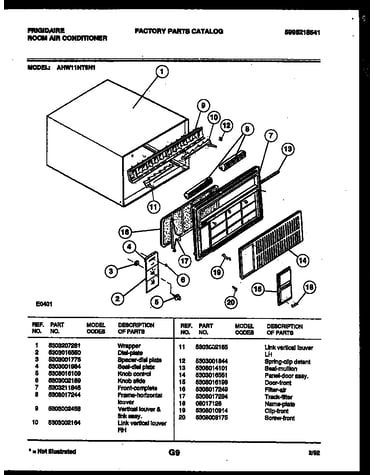 Cabinet parts
