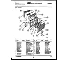 Frigidaire AR14ME5L1 cabinet parts diagram