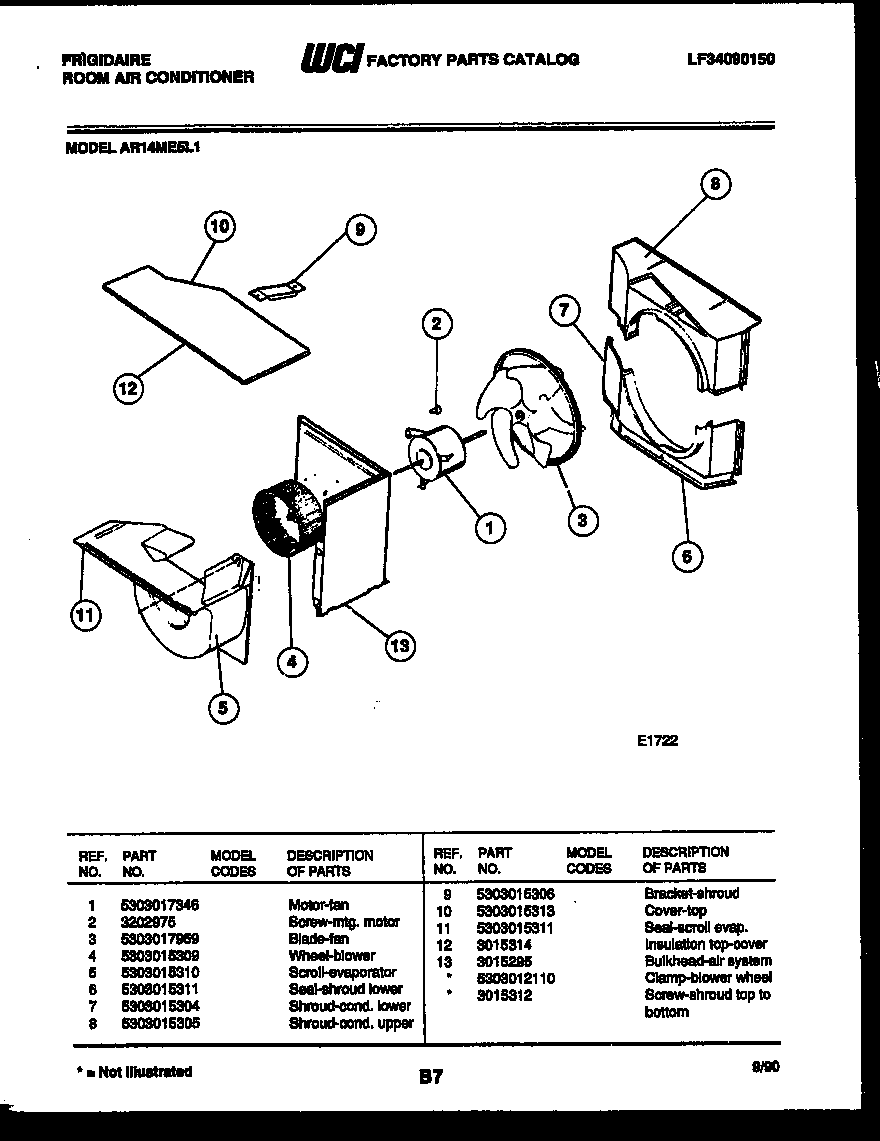 Air handling parts