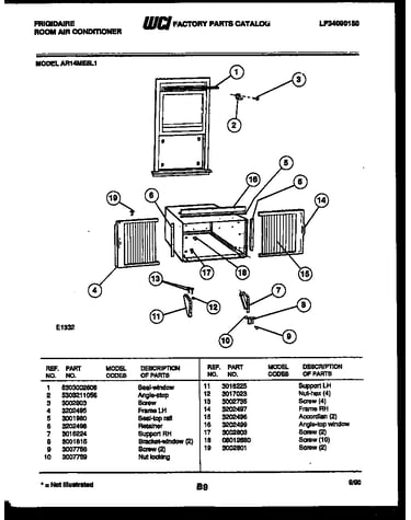 Window mounting parts