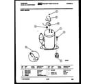 Frigidaire A05LE2N1 compressor parts diagram