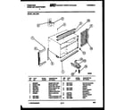 Frigidaire A05LE2N1 window mounting parts diagram