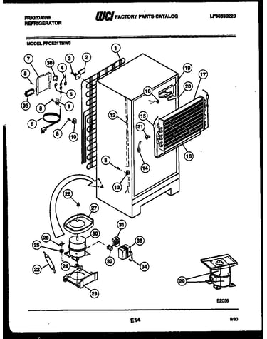 System and automatic defrost parts