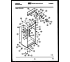 Frigidaire FPCE19TNF0 cabinet parts diagram
