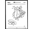 Frigidaire FPI17TFA3 cabinet parts diagram
