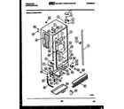 Frigidaire FPCE24VWFH1 cabinet parts diagram