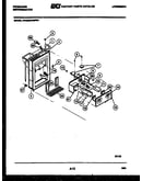 Ice door, dispenser and water tanks