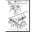 Frigidaire FPZ24VWFH1 refrigerator control assembly, damper control assembly and f diagram