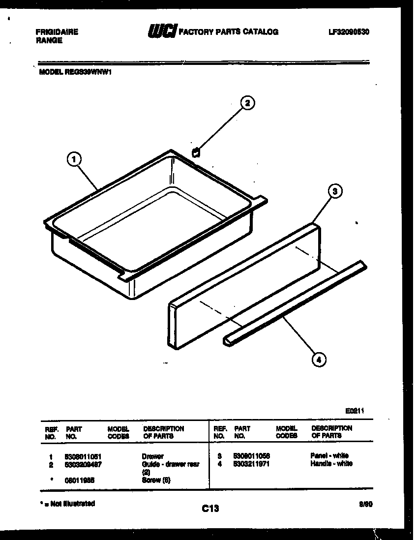 DRAWER PARTS