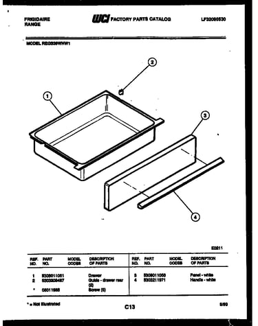Drawer parts