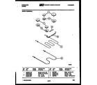 Frigidaire RGS36BNL1 broiler parts diagram