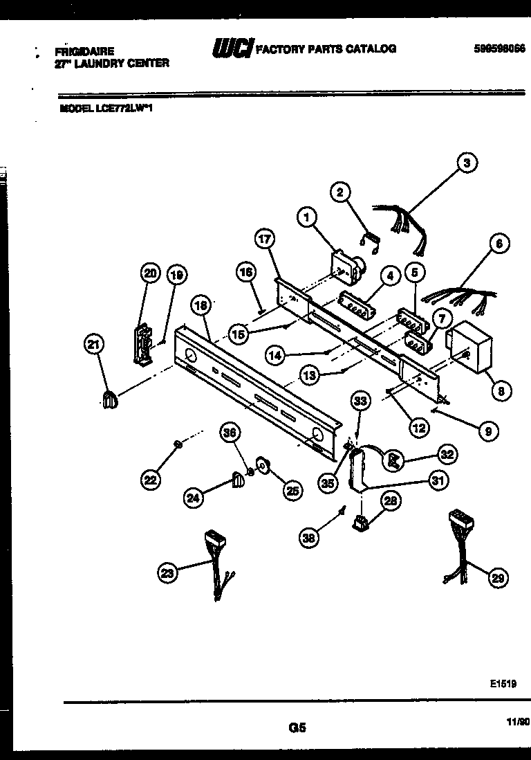 CONSOLE AND CONTROL PARTS