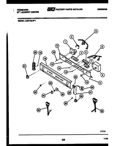 Console and control parts