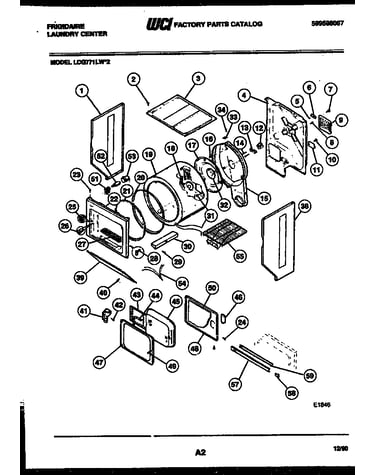 Cabinet and component parts