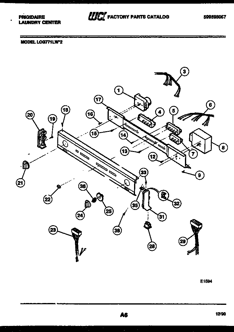 Console and control parts