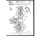 Frigidaire LCG771LW2 tub detail diagram