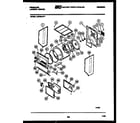 Frigidaire LCE752LL1 cabinet and component parts diagram