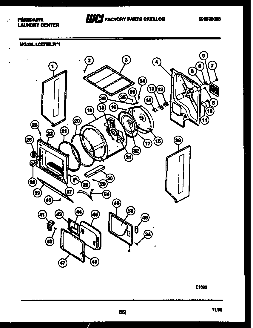 Cabinet and component parts