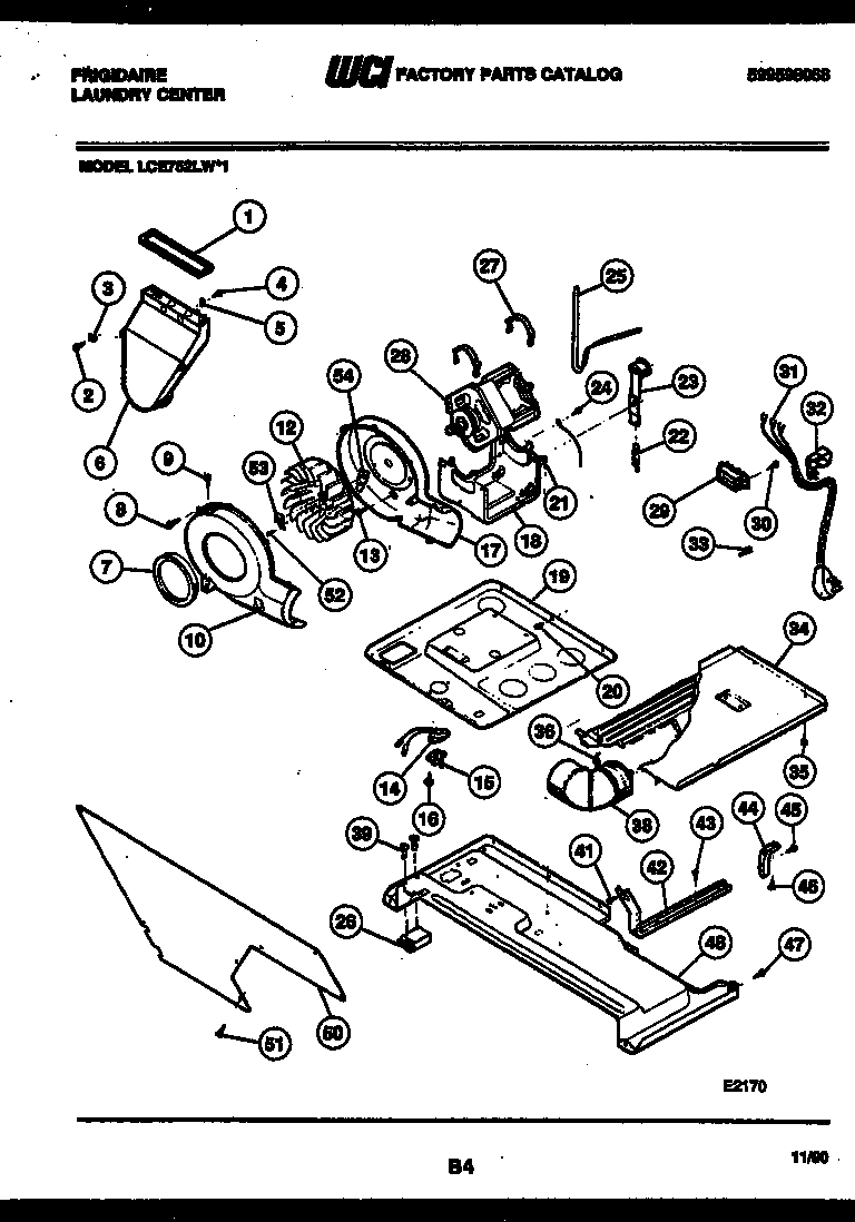 Motor and blower parts