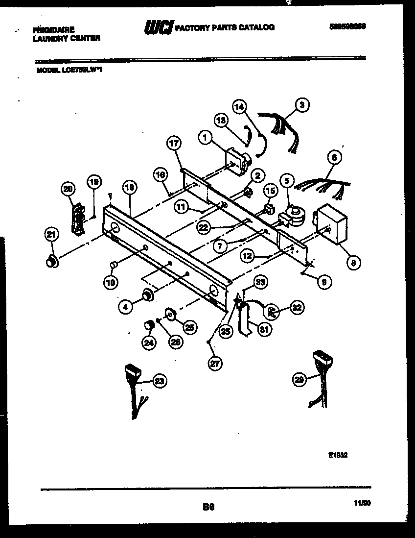 Console and control parts