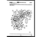 Frigidaire LCG731LL1 cabinet and component parts diagram