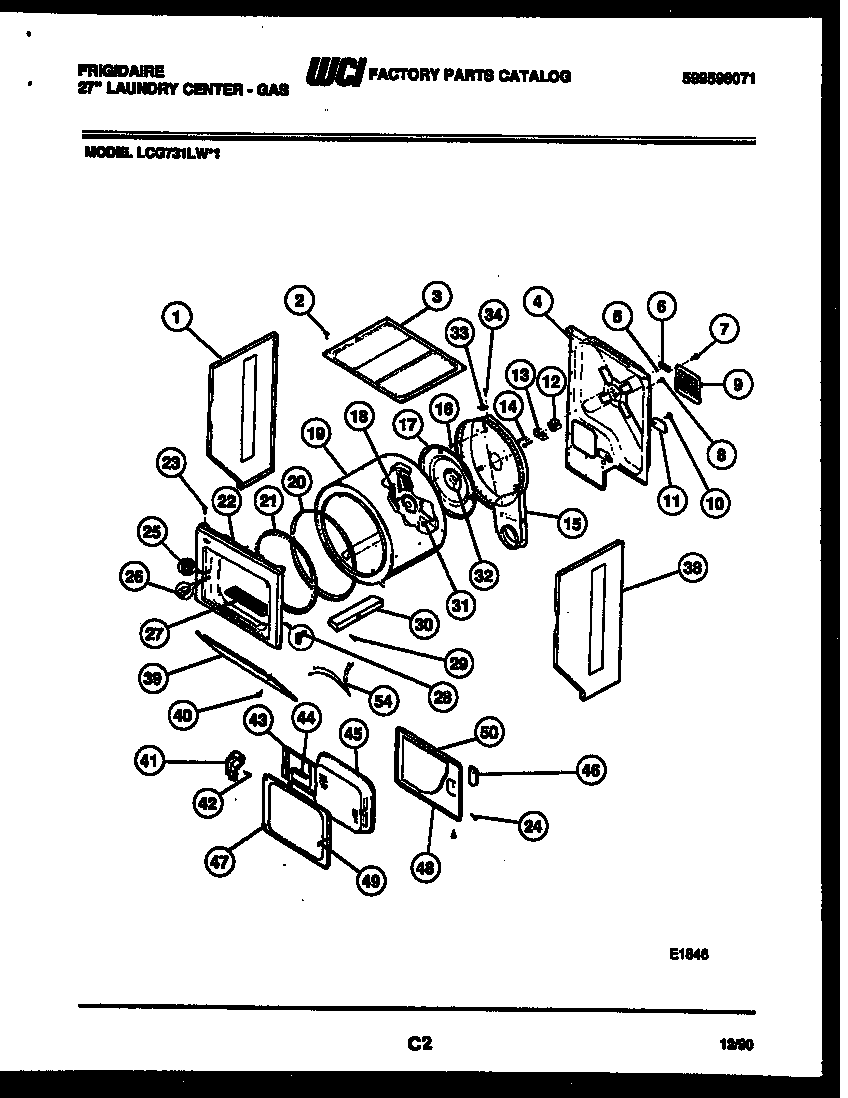 Cabinet and component parts