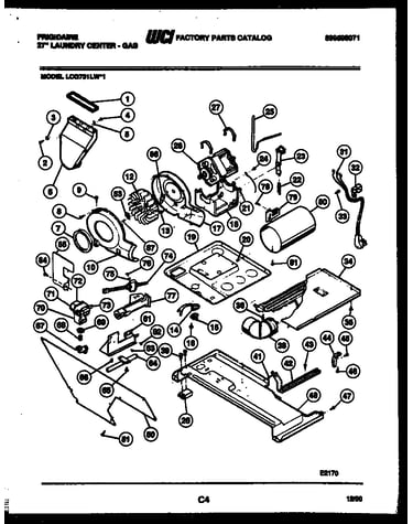 Motor and blower parts
