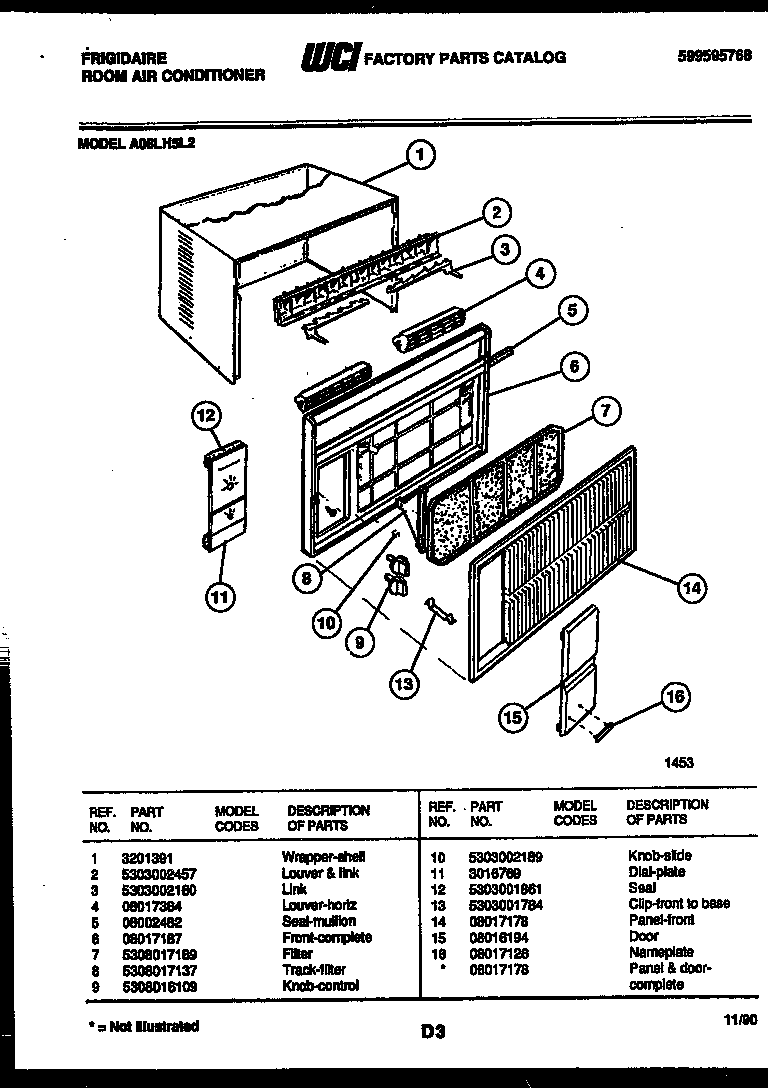 Cabinet parts