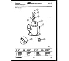 Frigidaire A08LH5L2 compressor parts diagram