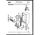 Frigidaire FFU17M6AW1 cabinet parts diagram