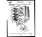 Frigidaire FFU17M6AW1 system and electrical parts diagram
