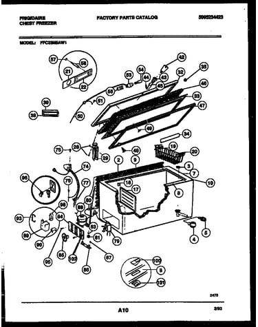 Chest freezer parts