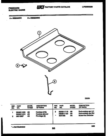 Cooktop parts