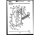 Frigidaire FPES19TFF2 cabinet parts diagram