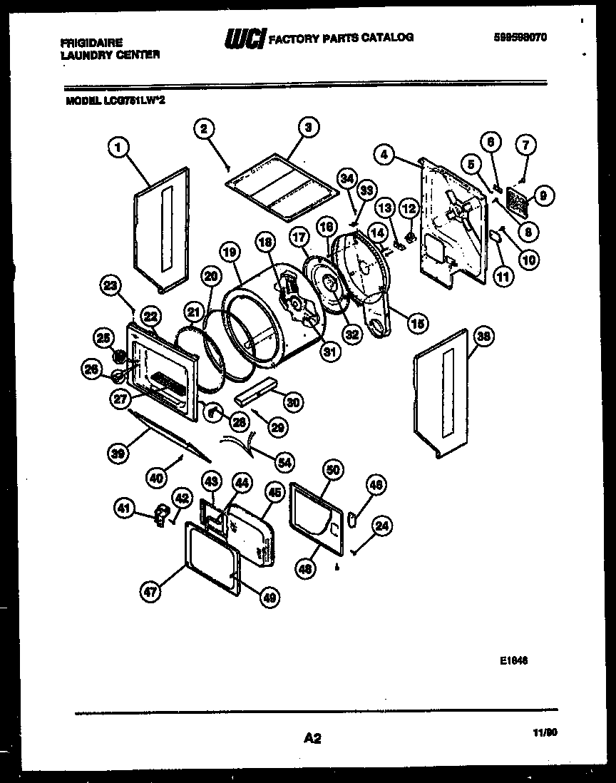 Cabinet and component parts