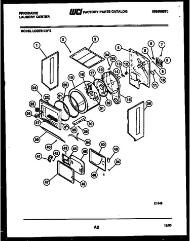 Cabinet and component parts