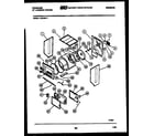 Frigidaire LCE732LL1 cabinet and component parts diagram