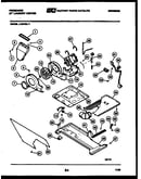 Motor, blower and body assembly