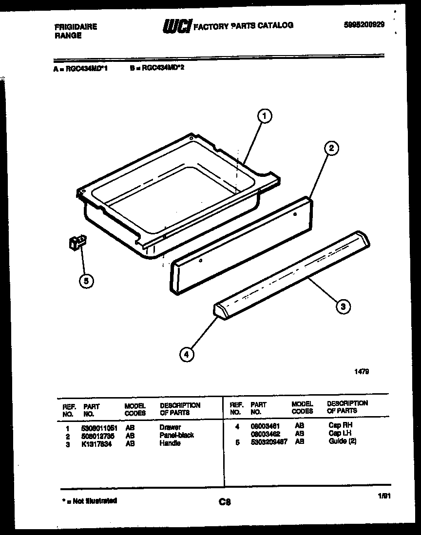 Drawer parts
