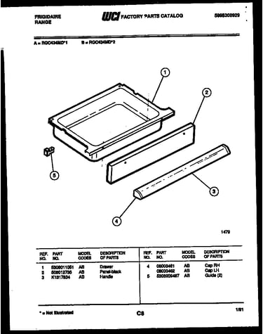 Drawer parts