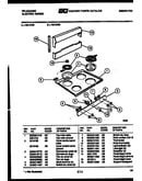 Backguard and cooktop parts