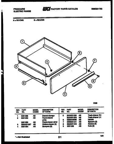 Drawer parts
