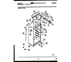 Frigidaire FPD17TFA2 cabinet parts diagram