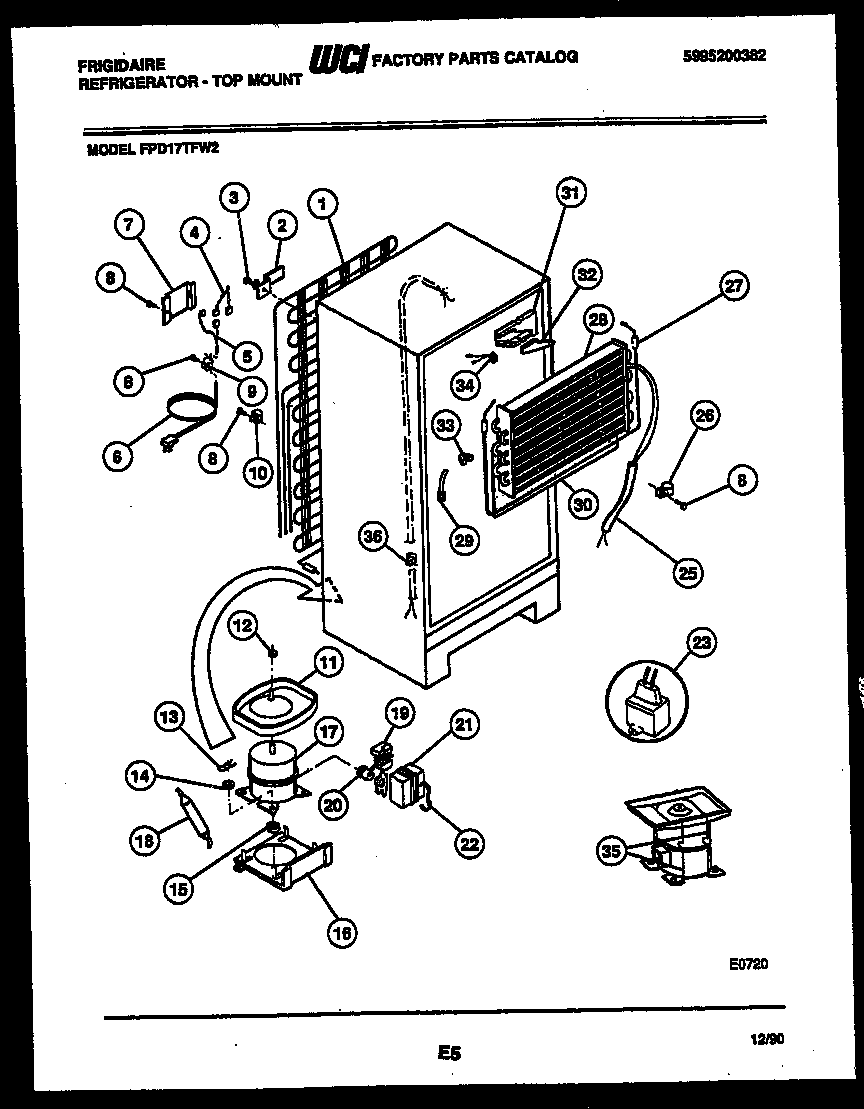 SYSTEM AND AUTOMATIC DEFROST PARTS