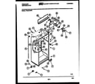 Frigidaire FPCE19TNH1 cabinet parts diagram