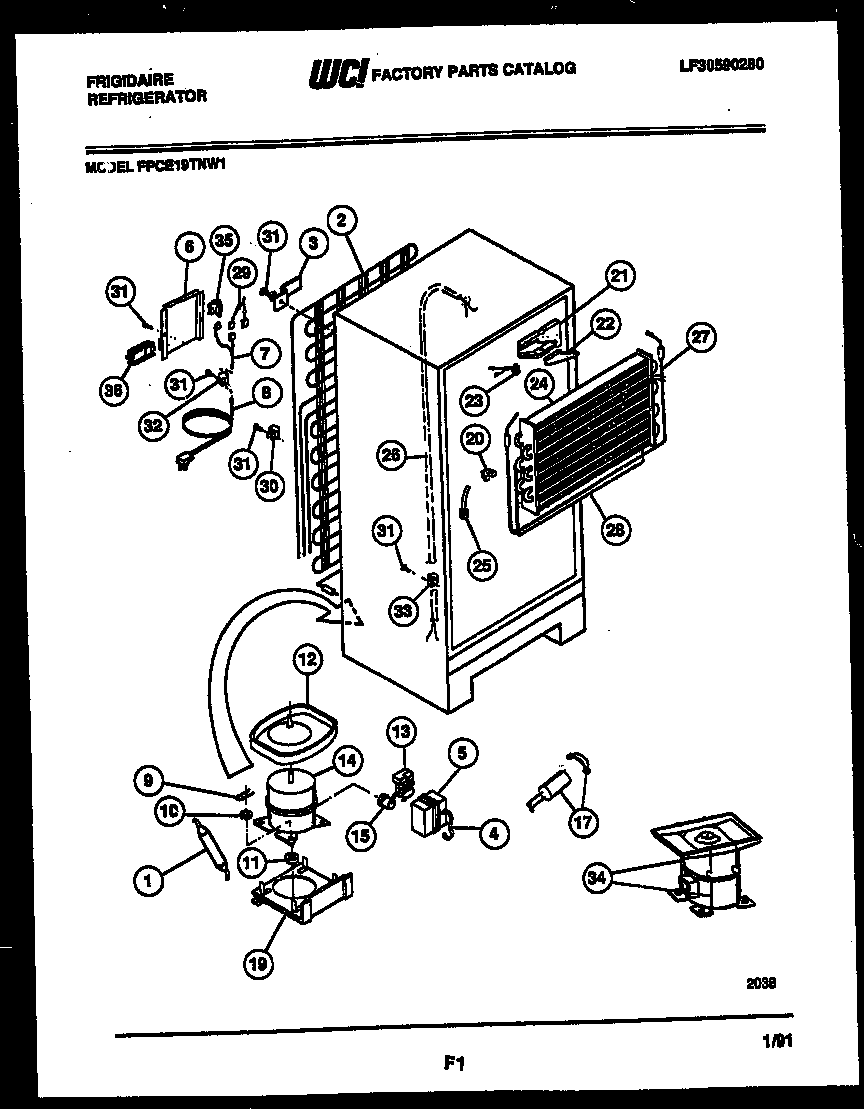 System and automatic defrost parts