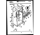 Frigidaire FPCE21TNW2 cabinet parts diagram