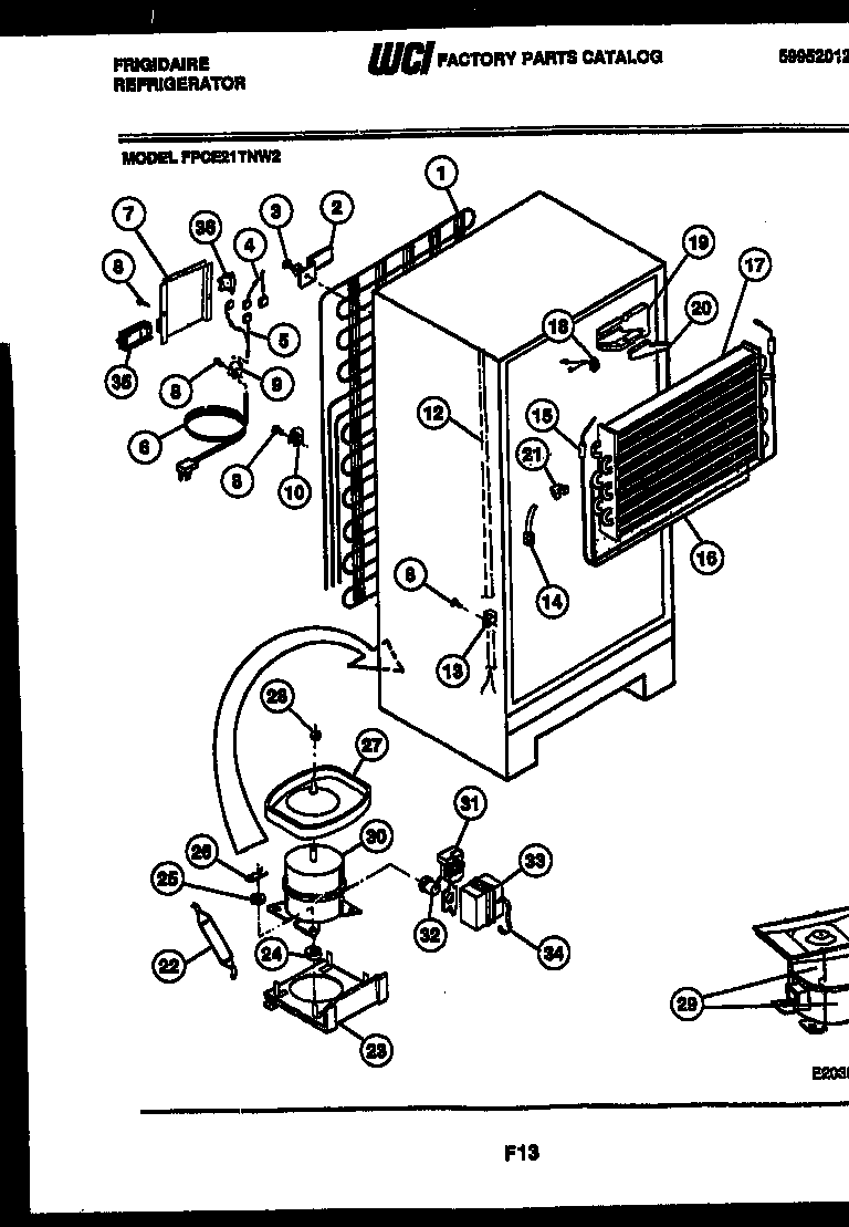 System and automatic defrost parts